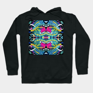 unleashed the dragons in kaiju madness pattern art Hoodie